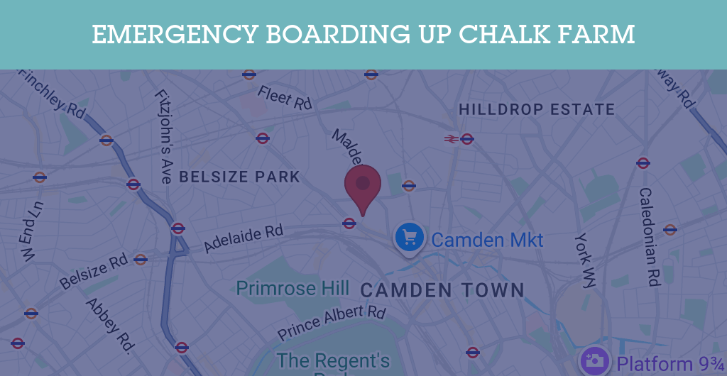Emergency Boarding Up Services in Chalk Farm - NW3